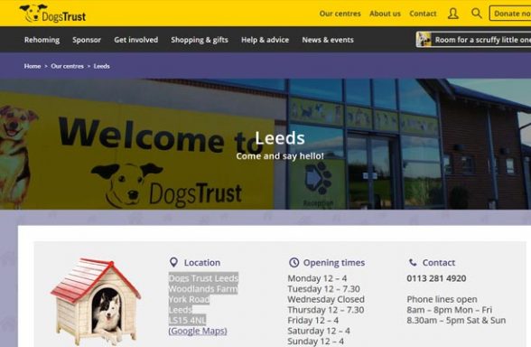 Dogs Trust Rehoming Centre